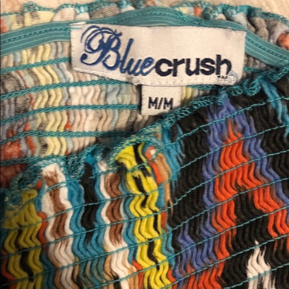 Vintage shirred Cotton top | crop top - Picture 5 of 6